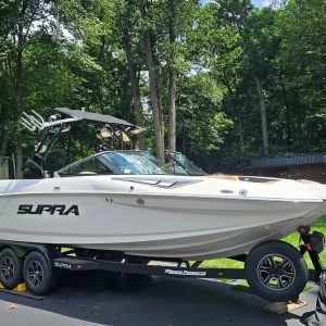 2017 Supra SE550 Boat Ski Indmar 6.2L Roush Raptor 575, 2017 Boat Mate Trailer