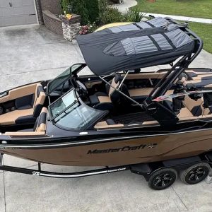 2024 Mastercraft XT23 Ashley Kidd Edition ski and wakeboard boat, 2024 Ilmor 6.0L MPI 373 hp & 2023 Mastercraft Trailer